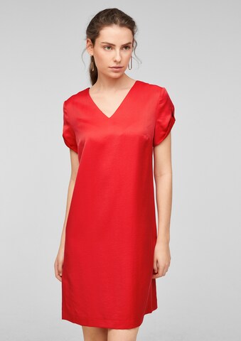 s.Oliver BLACK LABEL Kleid in Rot: front