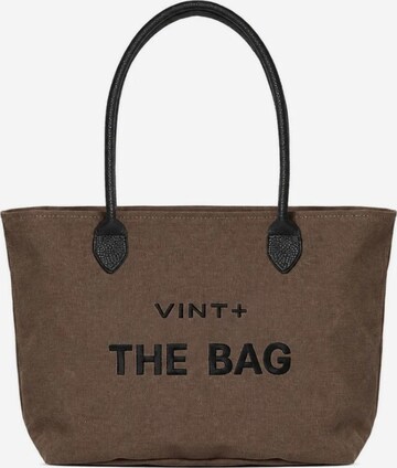 VINT+ Handbag 'Fine Bag Big' in Brown: front