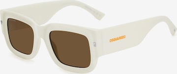 Lunettes de soleil DSQUARED2 en beige : devant