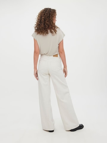 Wide leg Jeans 'Maddie' di VERO MODA in bianco