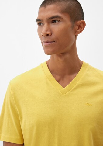T-Shirt s.Oliver en jaune