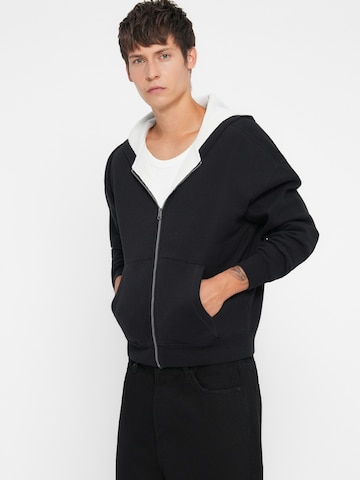 HOLLISTER - Casaco em moletão em preto