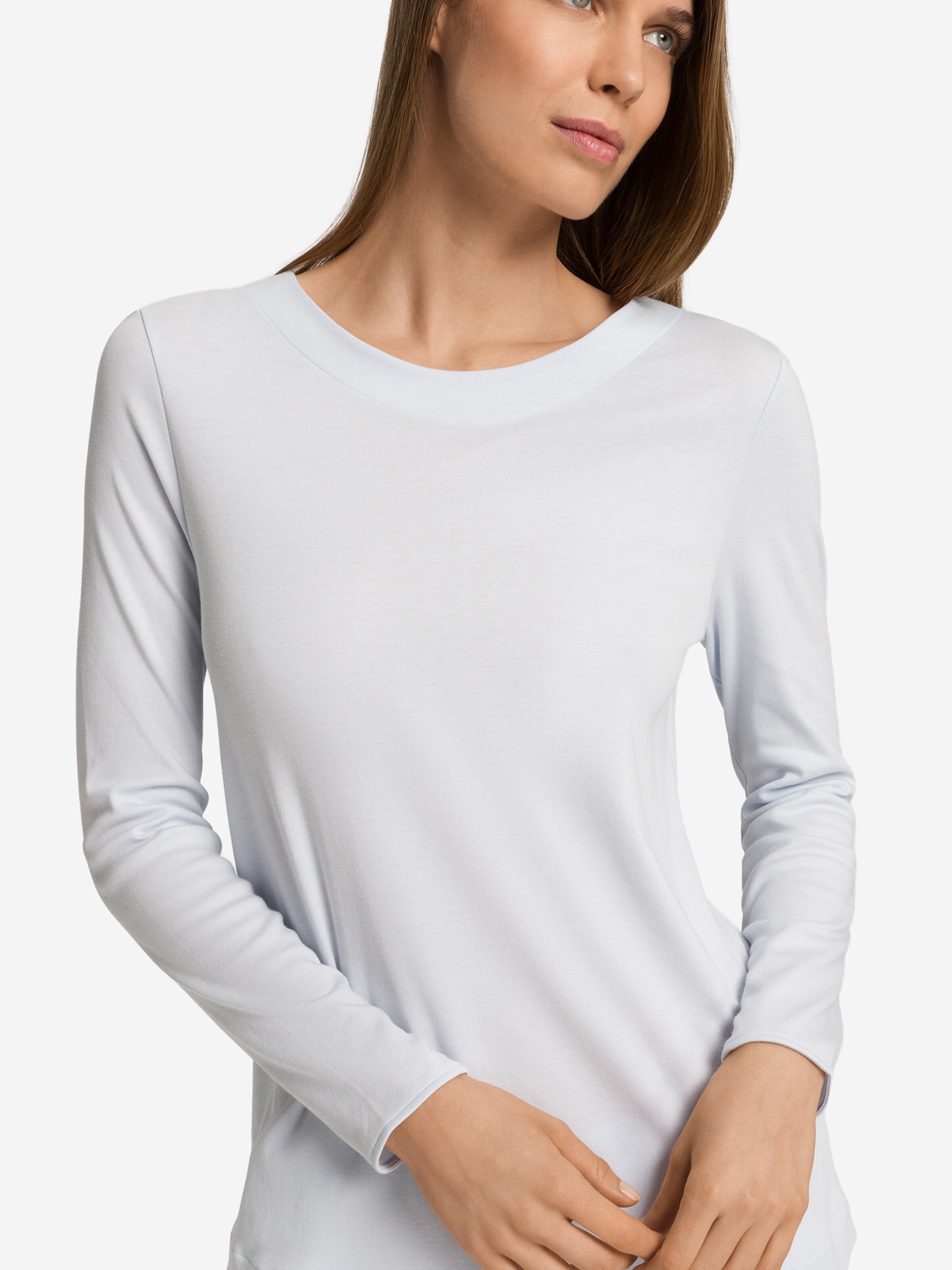 Hanro Pyjama ' Malena ' in Blau