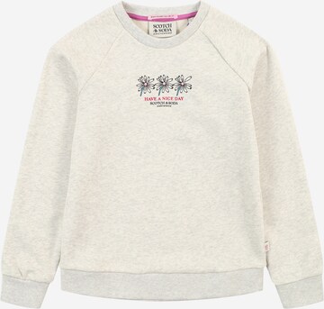 Sweat-shirt SCOTCH & SODA en beige : devant