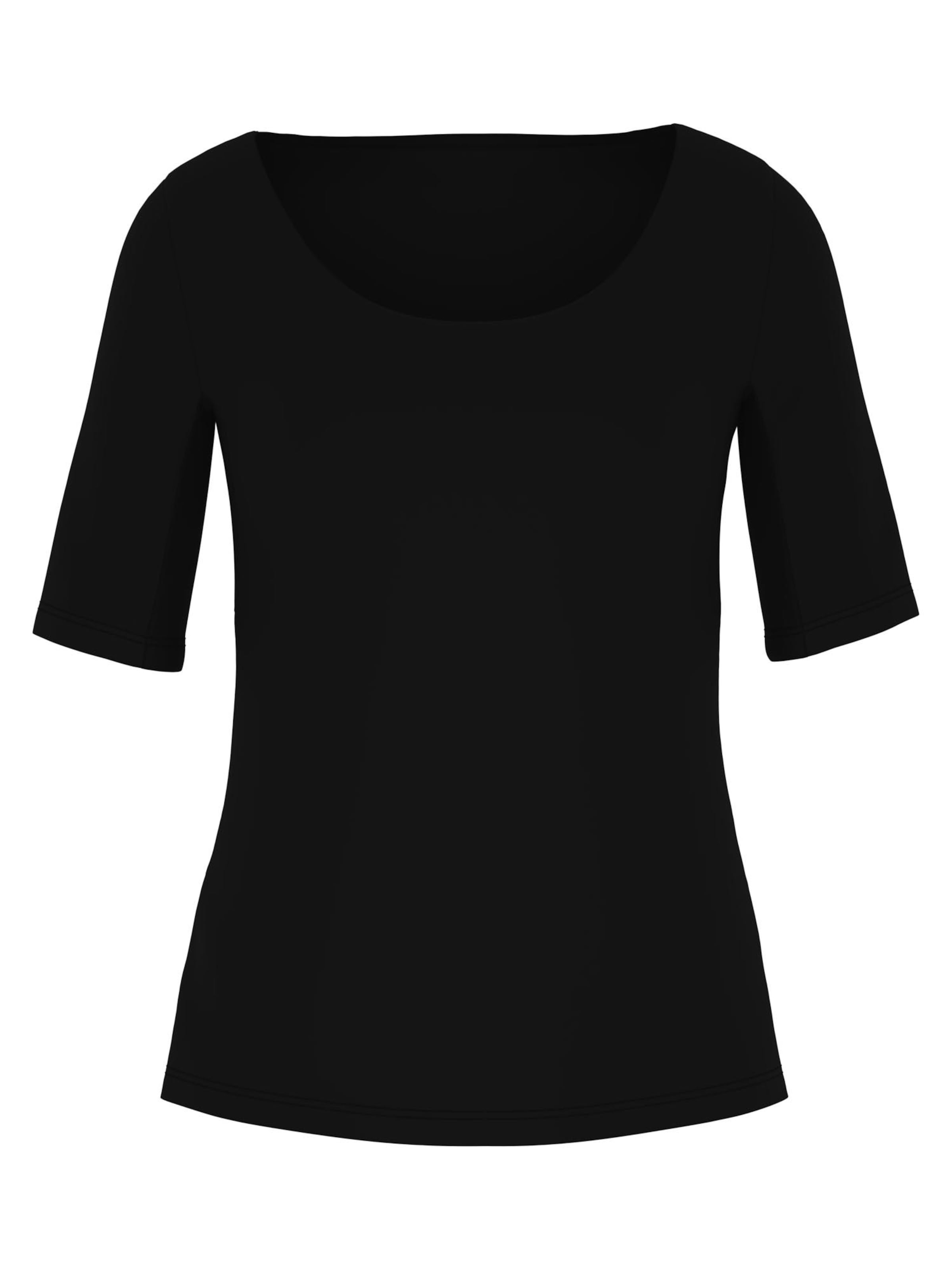 Mey Undershirt 'Blazer' in Black: front