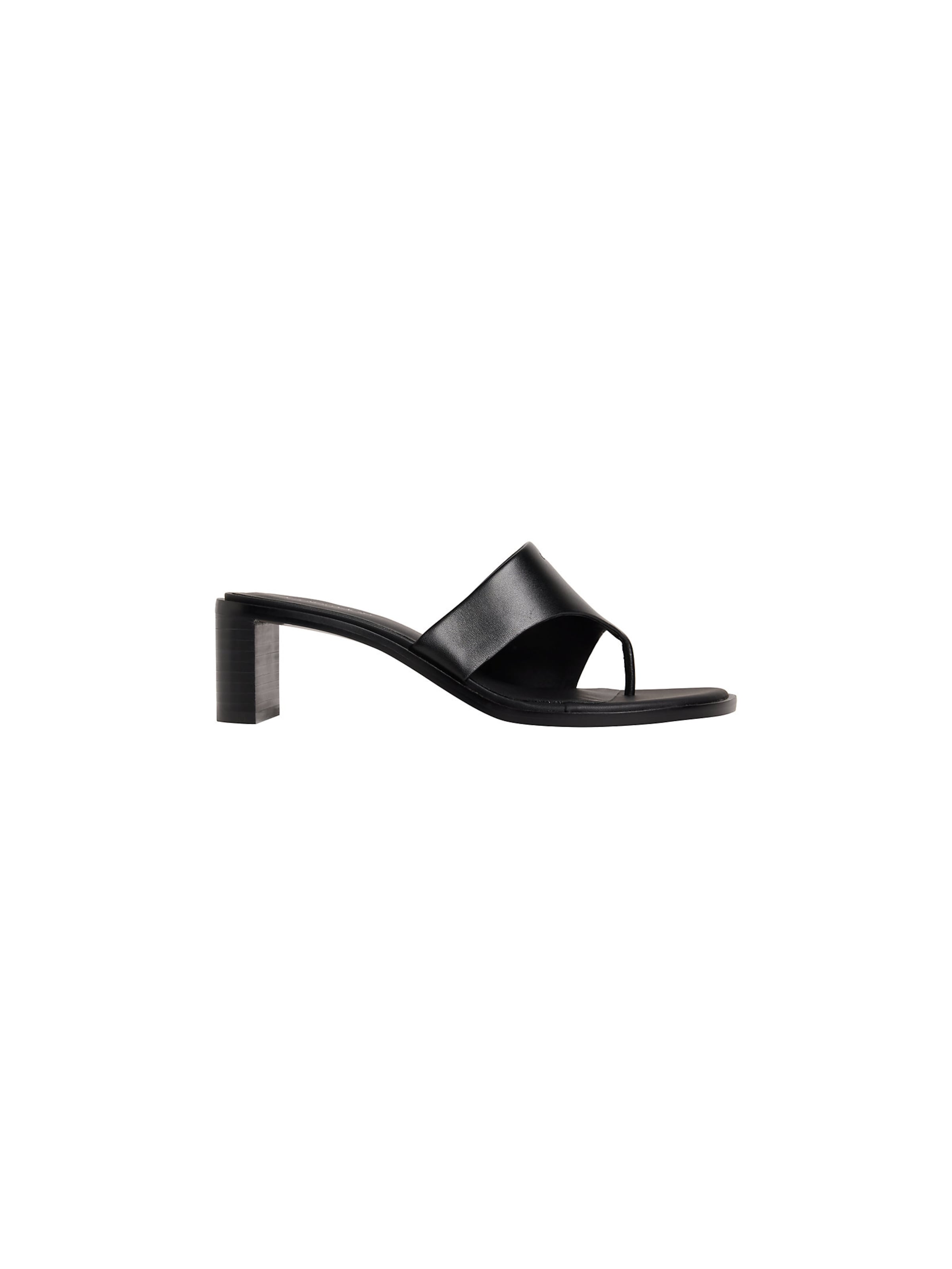 Calvin Klein Zehentrenner 'Marghe' in Schwarz: Vorderseite