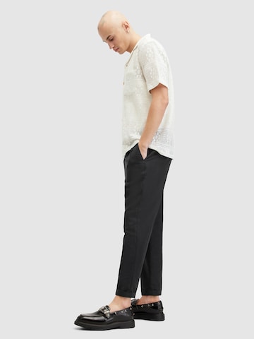 AllSaints - Tapered Pantalón plisado 'TALLIS' en negro