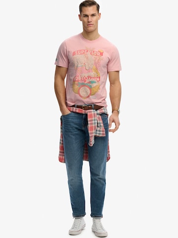 T-Shirt 'TOKYO' Superdry & Co en rose
