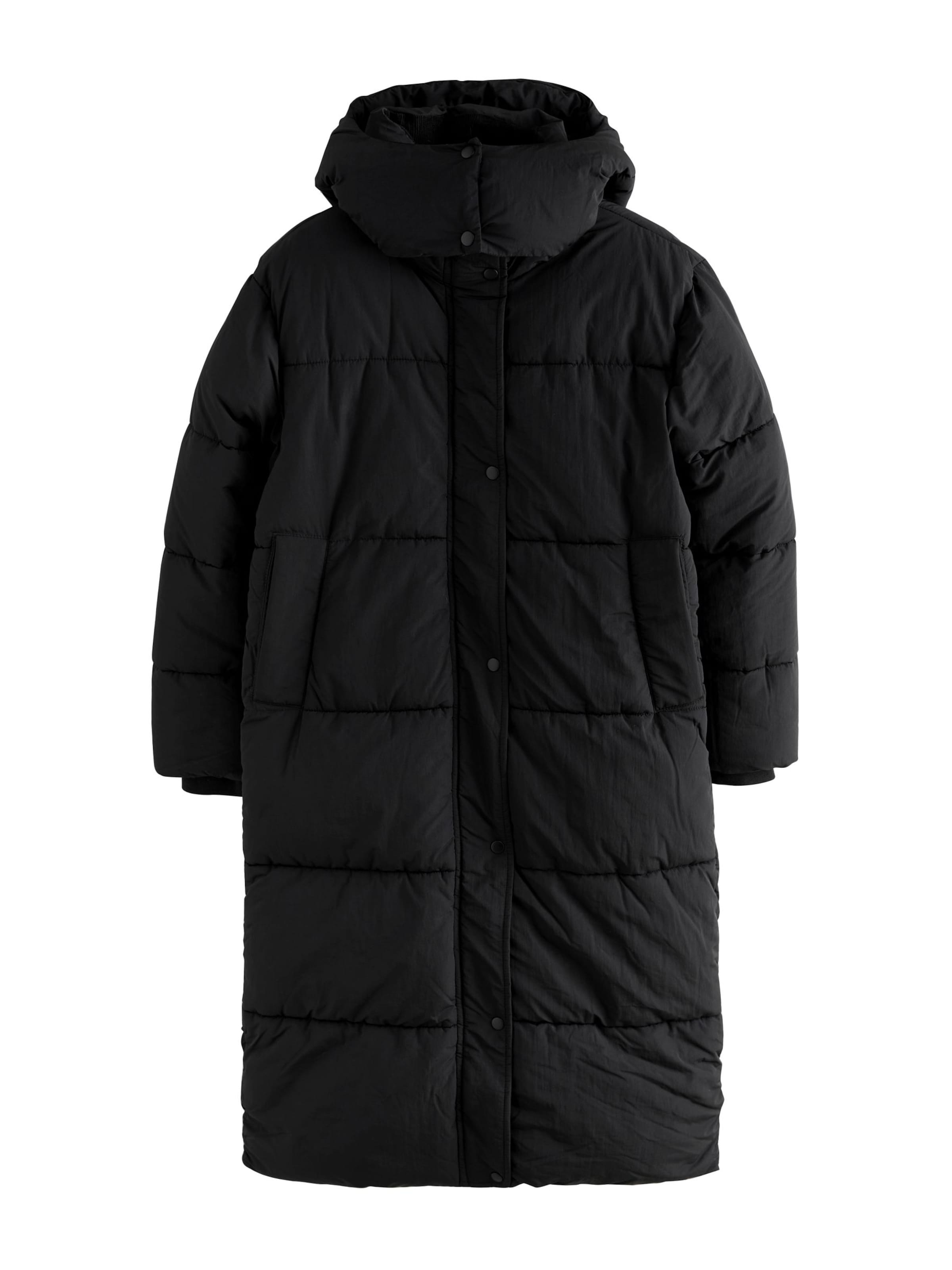 Next Зимнее пальто в Черный: спереди