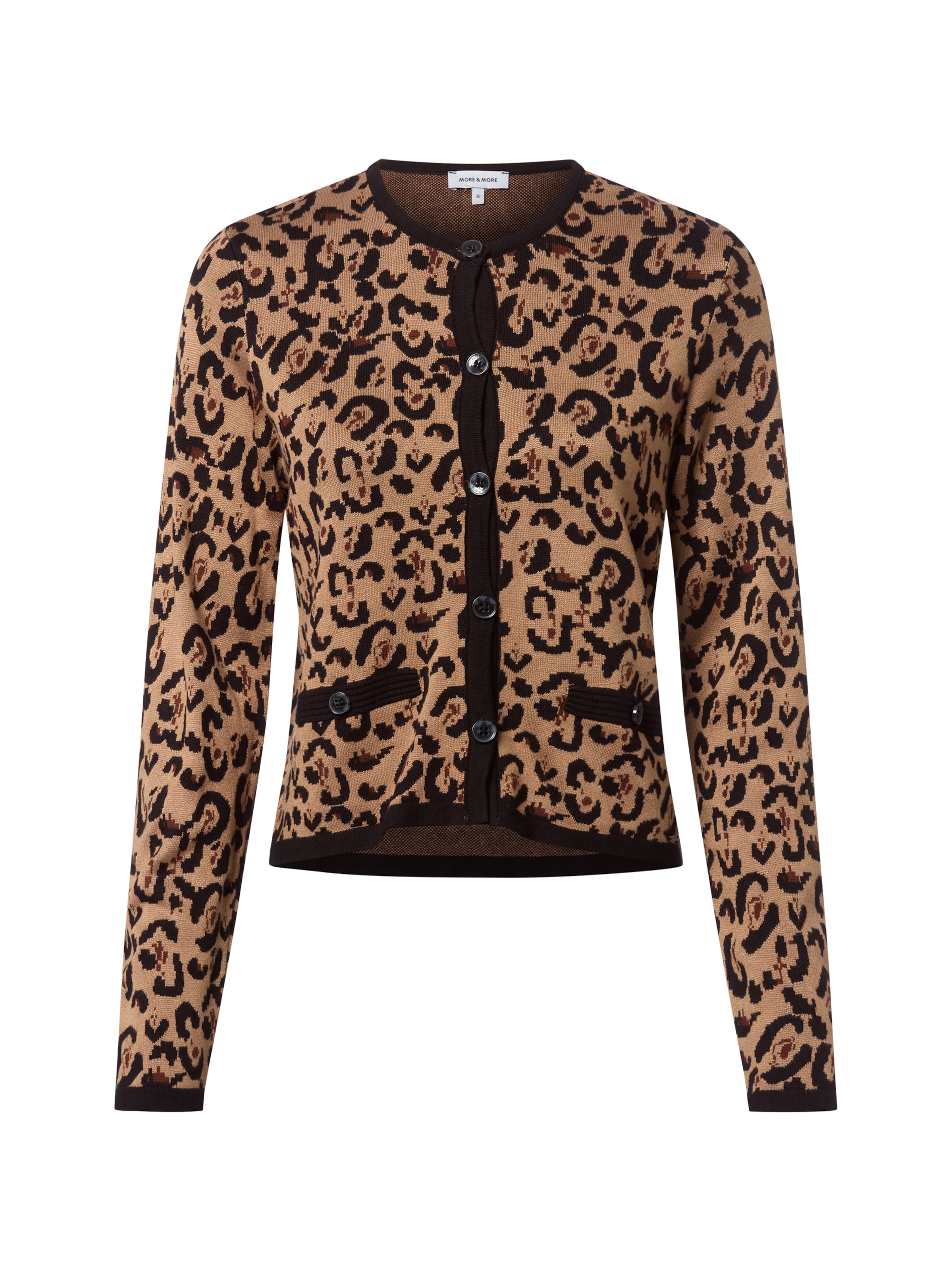 MORE & MORE Kardigan w kolorze brązowy: przód