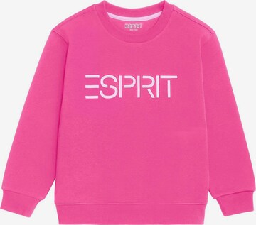 Sweat ESPRIT en rose : devant