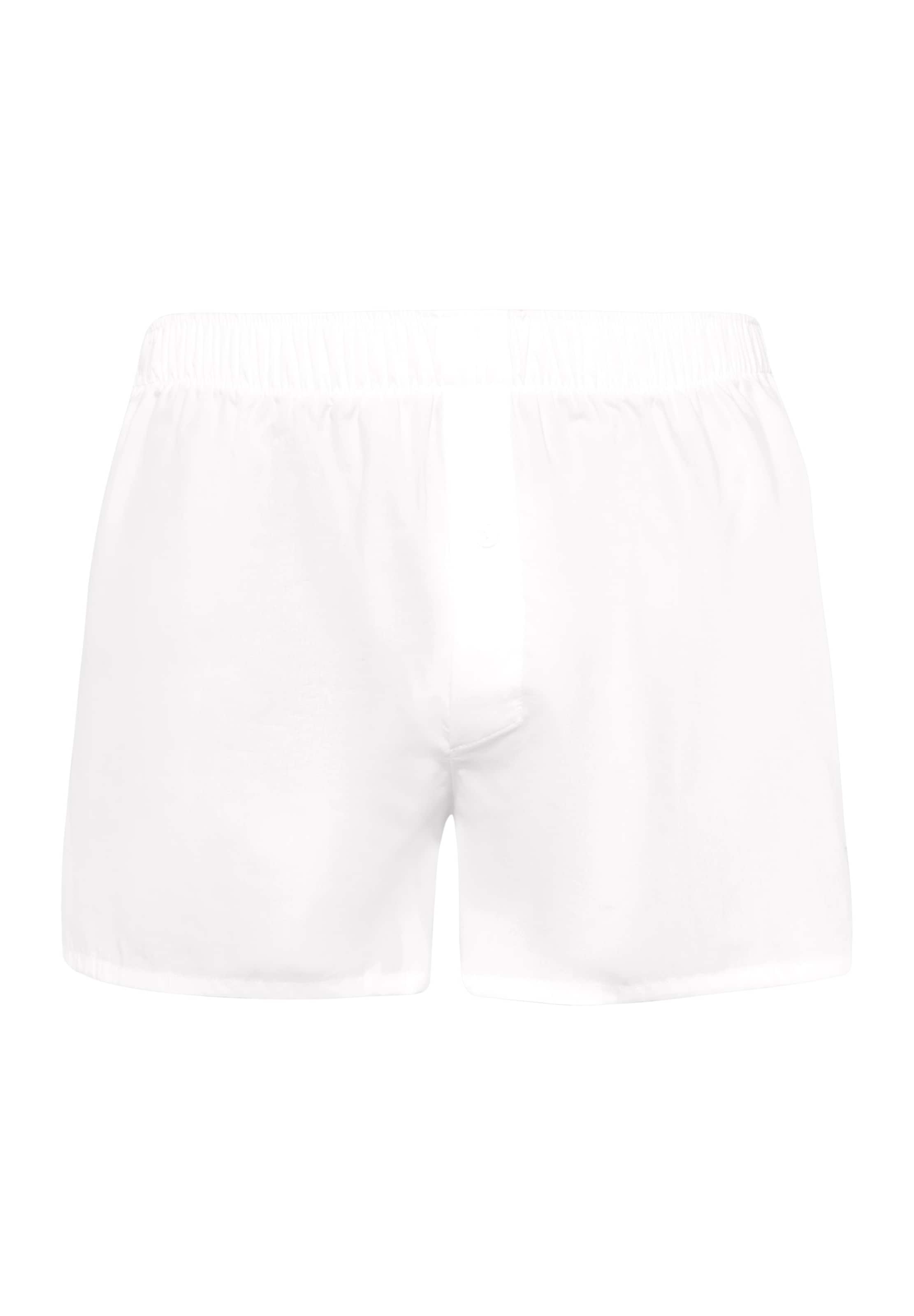 Hanro - Boxers 'Fancy Woven' em branco: frente