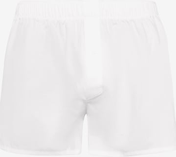 Boxers 'Fancy Woven' Hanro en blanc : devant