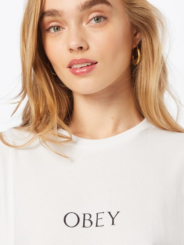 T-shirt Obey en blanc