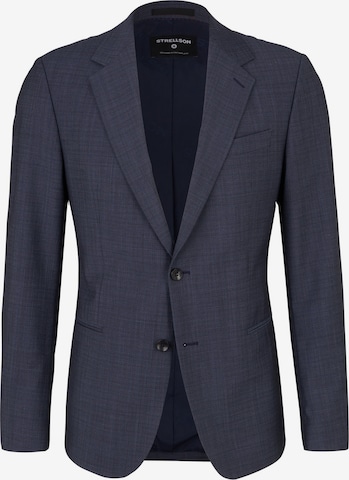 STRELLSON Slim fit Business Blazer ' Caidan ' in Blue: front