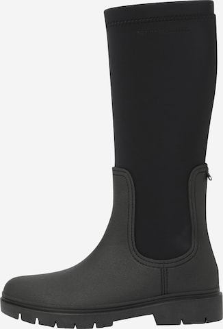 TOMMY HILFIGER Gummistiefel in Schwarz