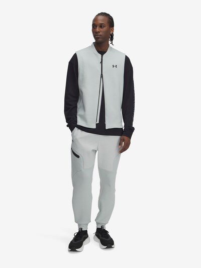 UNDER ARMOUR Workout Pants 'Unstoppable' in Black / White, Item view