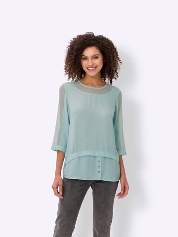 heine Bluza | zelena barva: sprednja stran