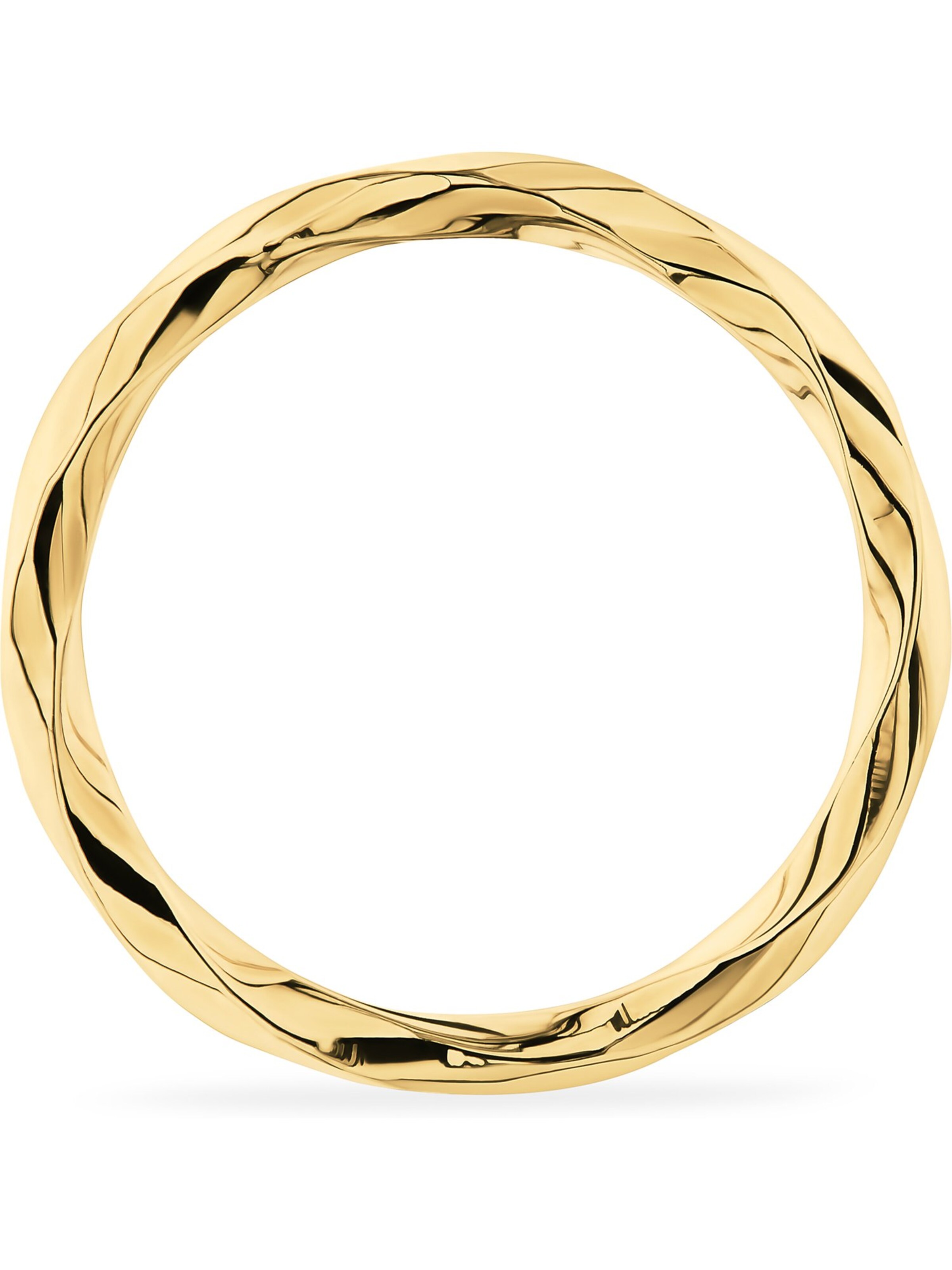 CHRIST Ring in Gelb: Vorderseite