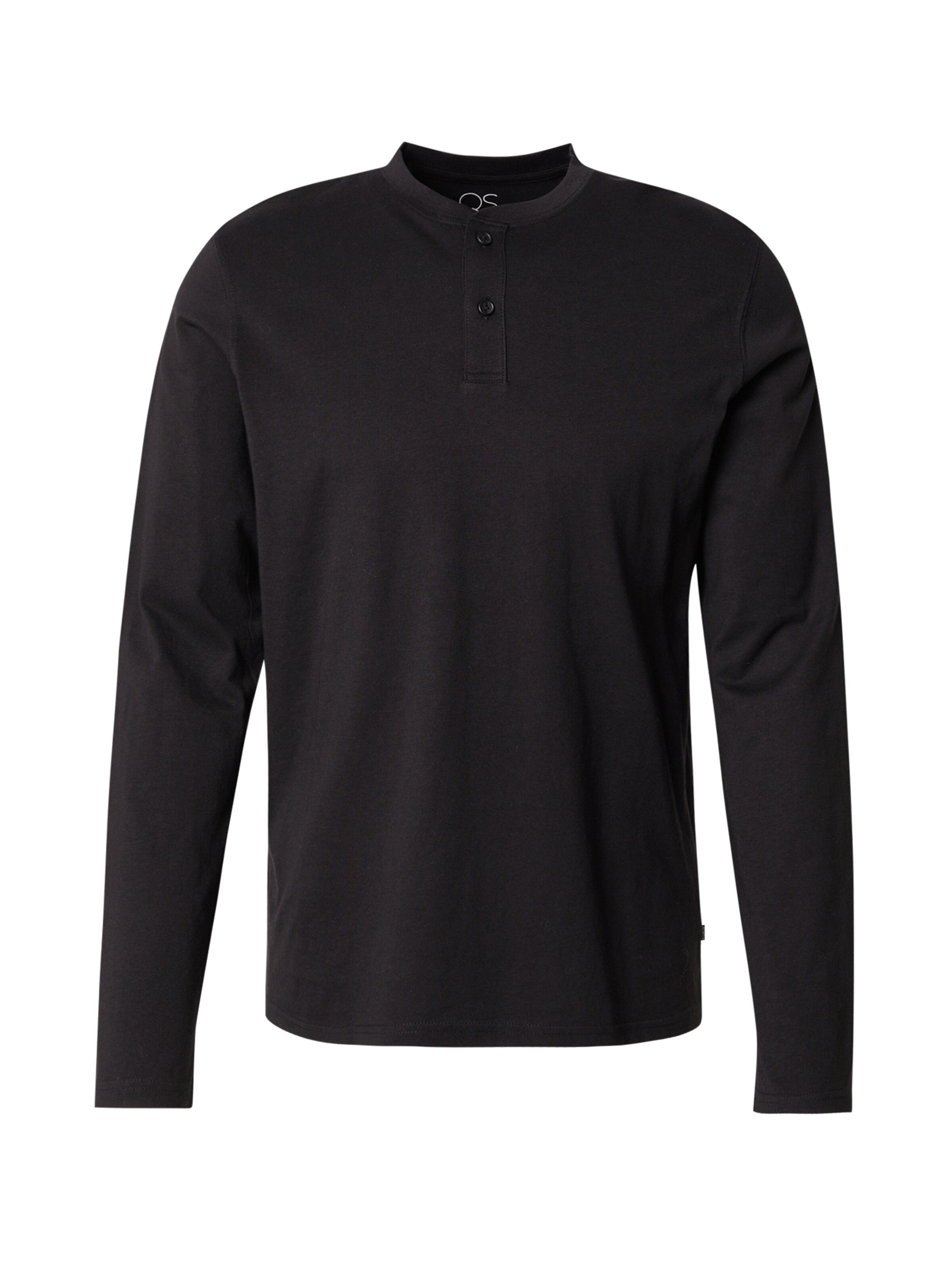 melns QS T-Krekls: no priekšpuses