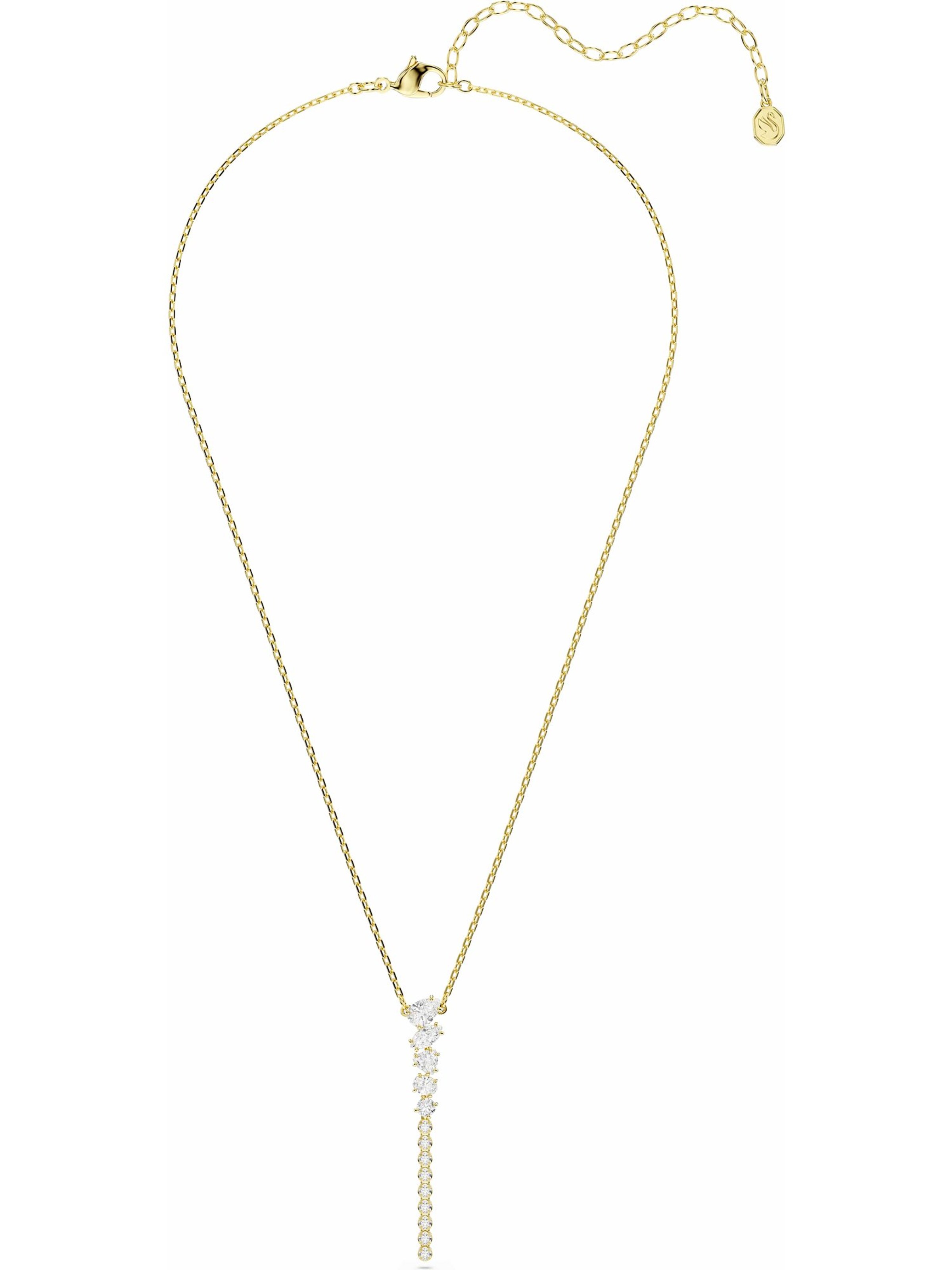 Swarovski Necklace in Yellow: front