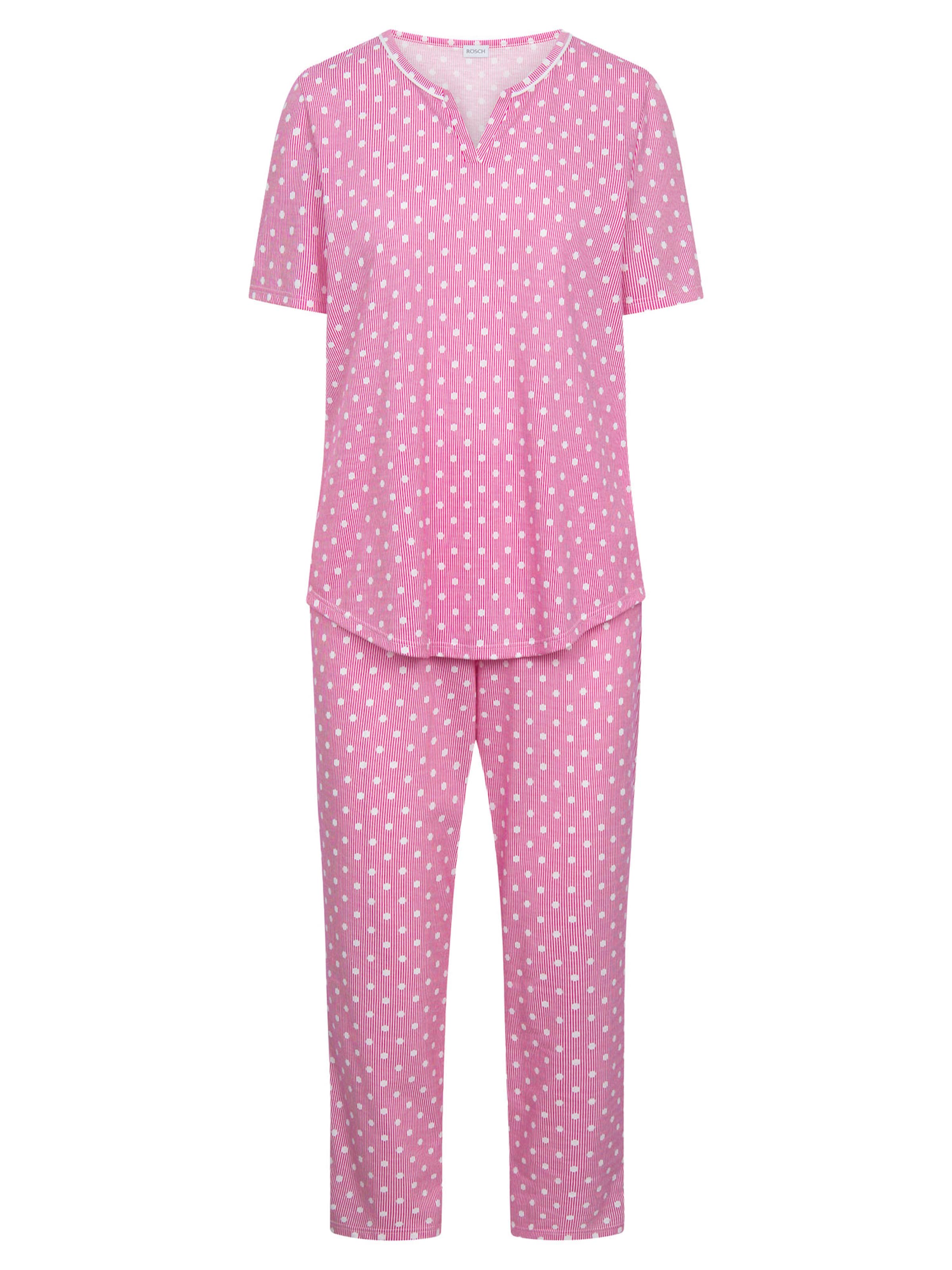 Rösch Pajama ' Mustermix ' in Red: front