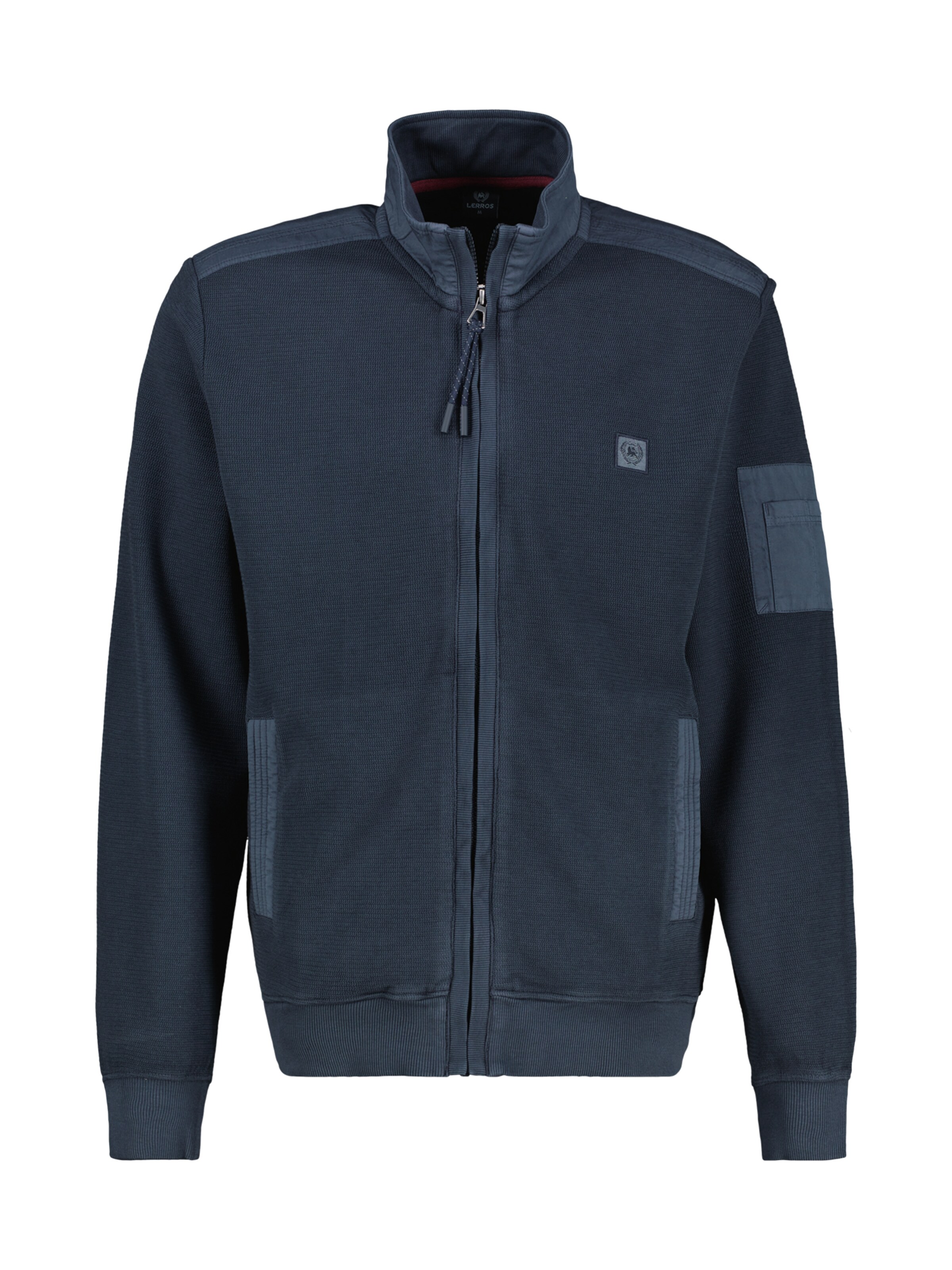LERROS Sweat jacket in Blue: front