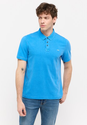MUSTANG Poloshirt in Blau: predná strana