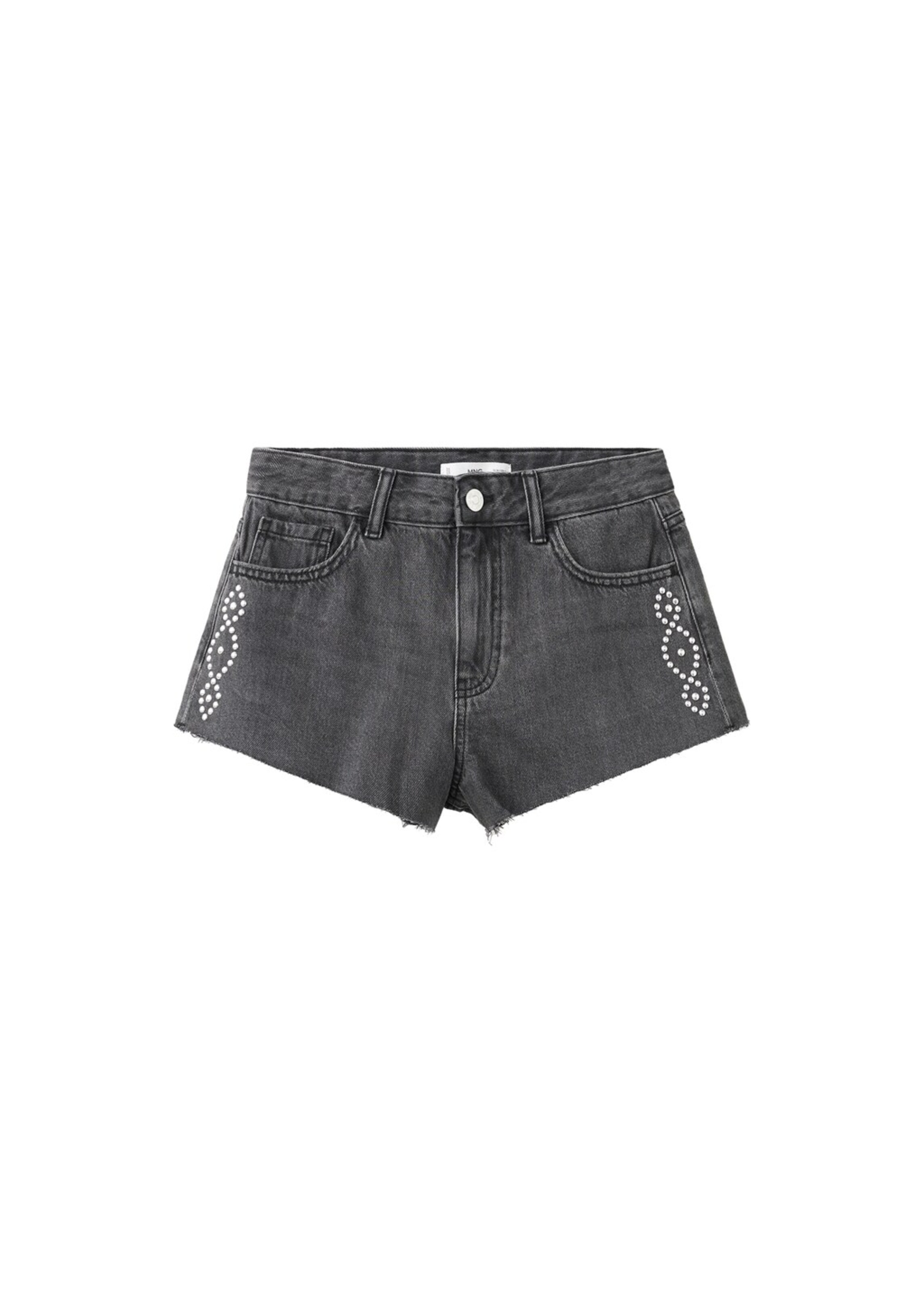 MANGO TEEN Regular Shorts 'Festi' in Schwarz: Vorderseite