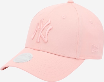 NEW ERA Pet 'WMNS LGE ESS 9FORTY NEYYAN' in Roze: voorkant