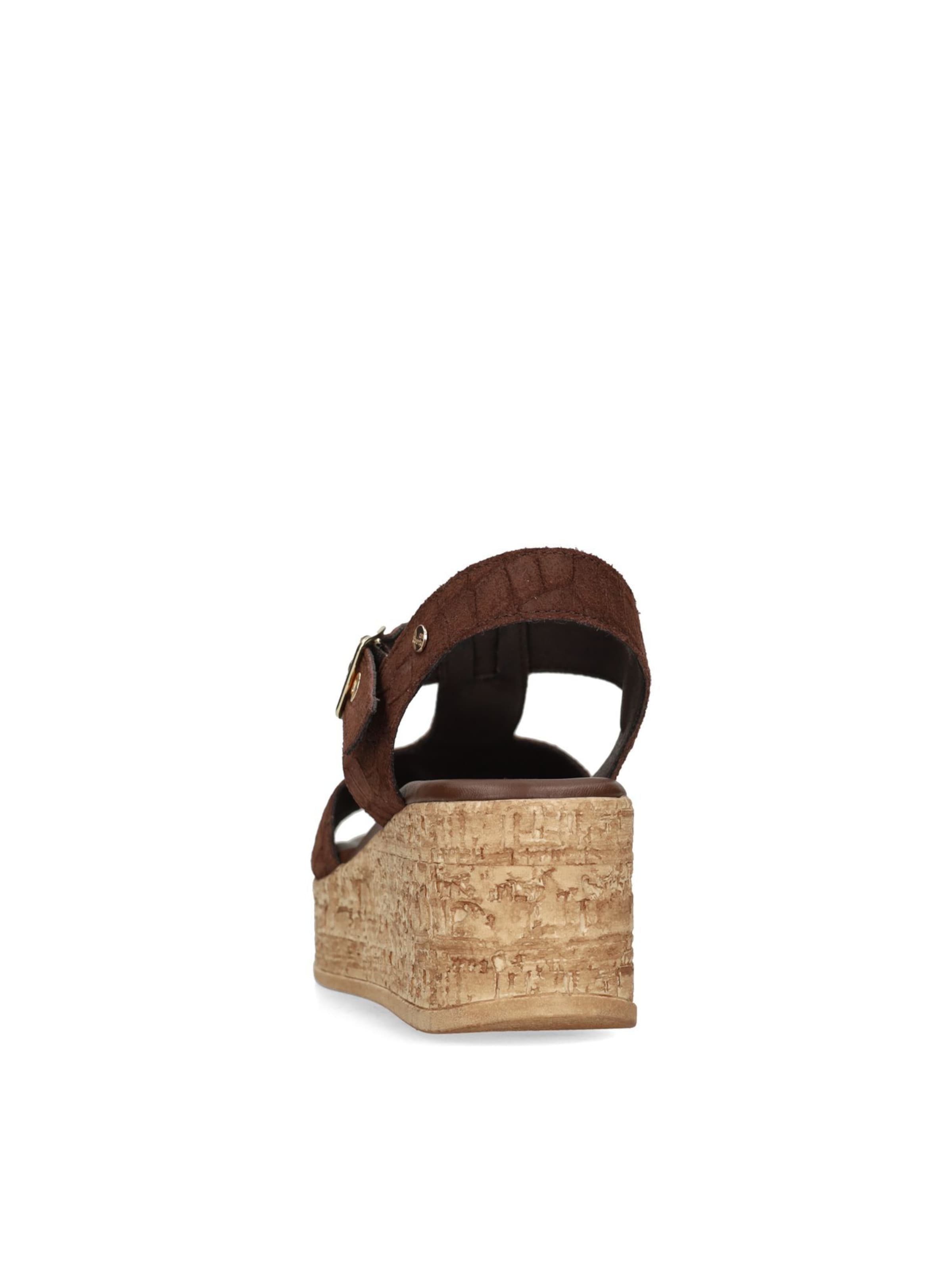 Sandales no stress en marron