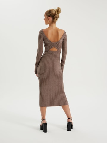 millane Knit dress 'Malina' in Brown