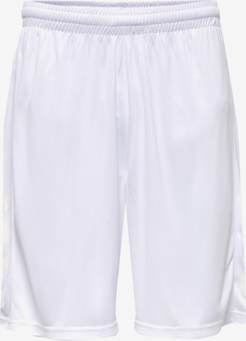 Regular Pantalon de sport Hummel en blanc : devant