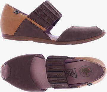 EL NATURALISTA Flats & Loafers in 37 in Brown: front