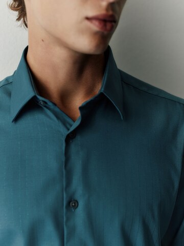 Next Средняя посадка Рубашка в Синий