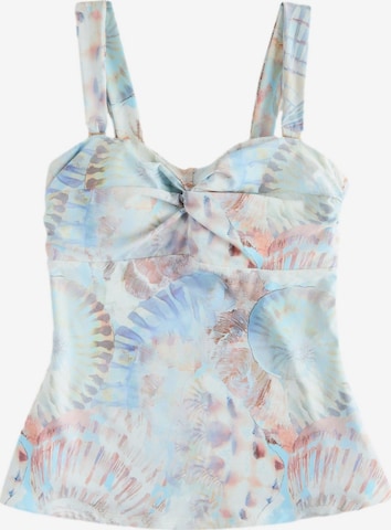 zils Next Tankini augšdaļa: no priekšpuses