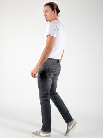 Miracle of Denim Slimfit Jeans 'Thomas' in Grau