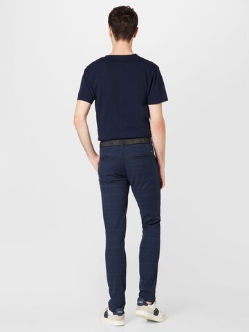 Regular Pantalon chino TOM TAILOR DENIM en bleu