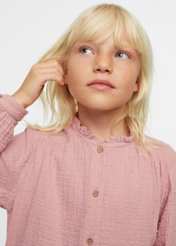 MANGO KIDS Blouse 'Andes' in Roze