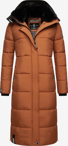 Manteau d’hiver MARIKOO en marron : devant