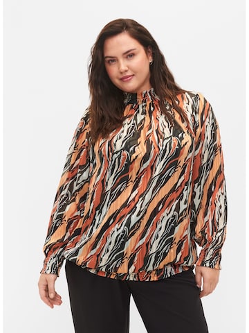 Zizzi Blouse in Orange: front