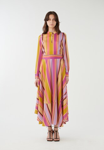 Robe-chemise 'Olgina' Dea Kudibal en mélange de couleurs : devant