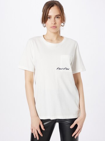 T-shirt s.Oliver en blanc : devant