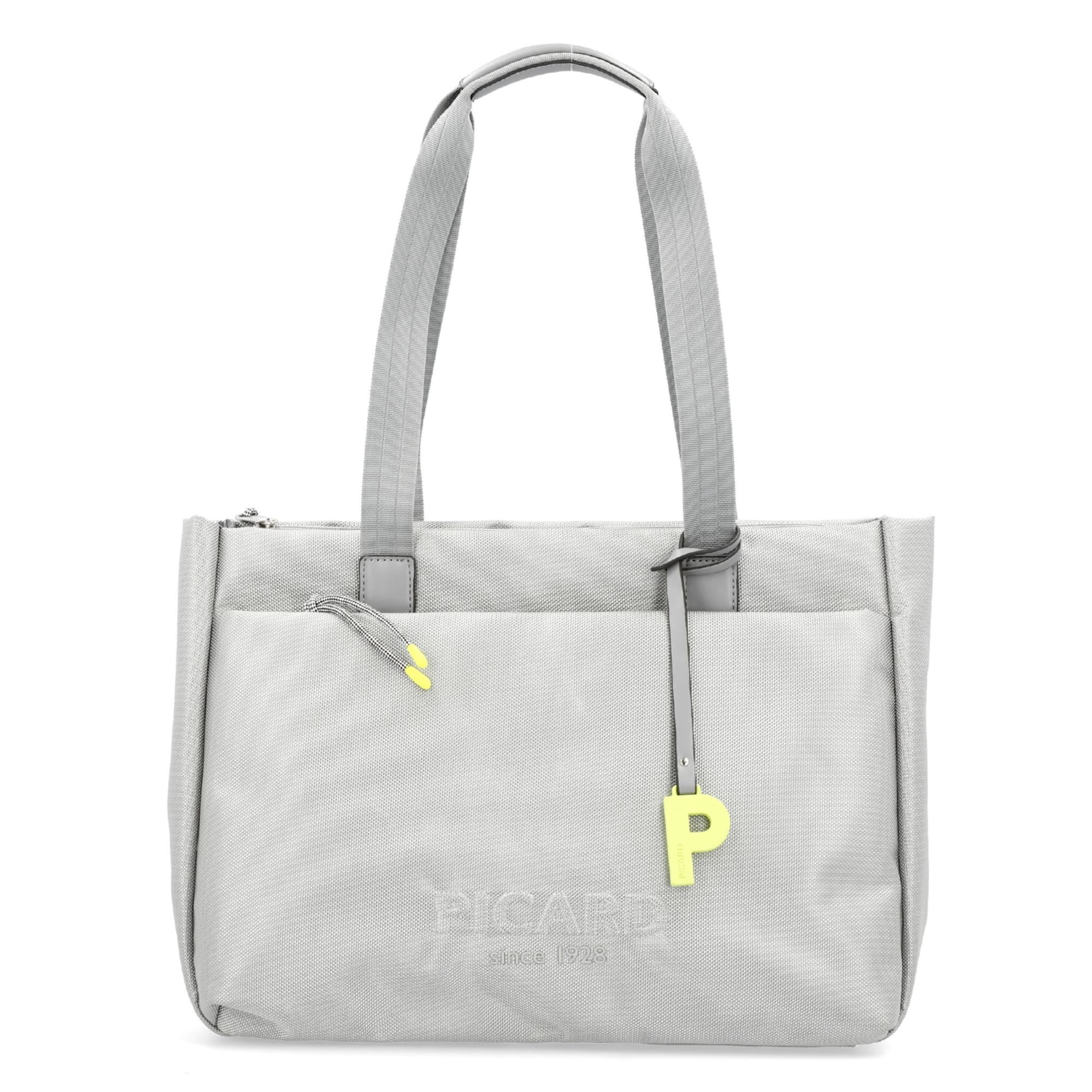 Picard Schultertasche 'Lucky One' in Silber: Vorderseite