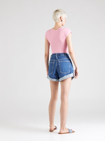 Free People Regular Shorts 'DANNI' in Blau