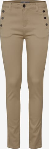 Fransa Slimfit Broek 'FRLOMAX 1' in Beige: voorkant