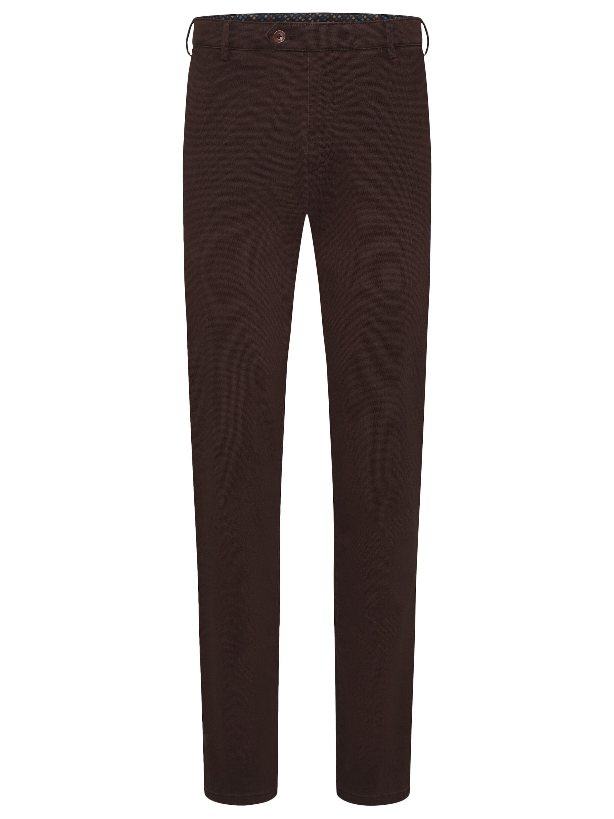 Regular Pantalon chino 'Bonn' MEYER en marron : devant