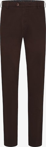 Pantalon chino 'Bonn' MEYER en marron : devant