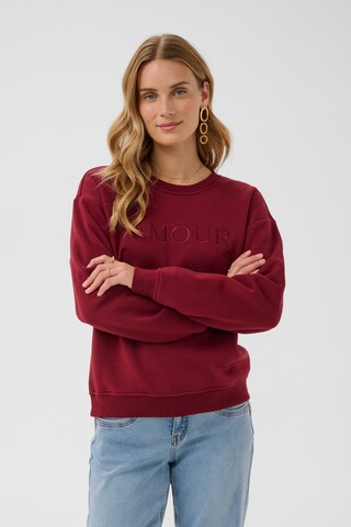 Love Copenhagen Sweatshirt 'Sammi' in Rood: voorkant