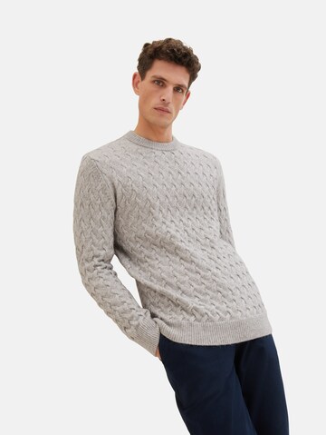 TOM TAILOR Pullover in Grau